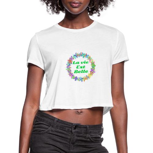 – Positive Attitude - Women's Cropped T-Shirt