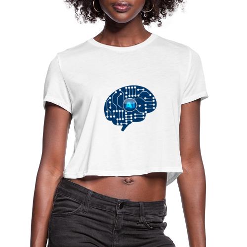 AI: Mind Wired - Women's Cropped T-Shirt