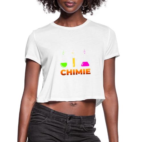 Chemistry: Moving Elements - Women's Cropped T-Shirt