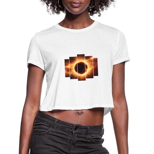 Eclipse Beyond Worlds - Women's Cropped T-Shirt