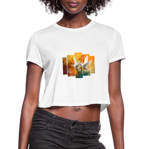 Wings of Peace - Women's Cropped T-Shirt