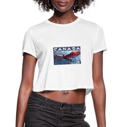 Canada Rising - Women's Cropped T-Shirt