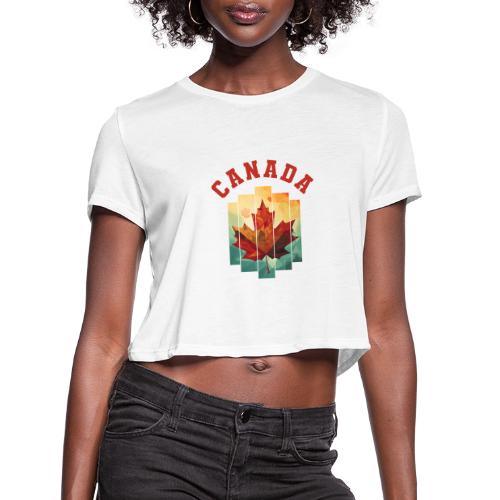 Canada’s Artistic Emblem - Women's Cropped T-Shirt