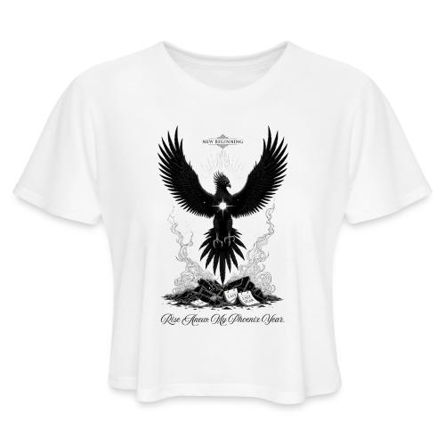 The Phoenix of Renewal T-Shirt - Women's Cropped T-Shirt
