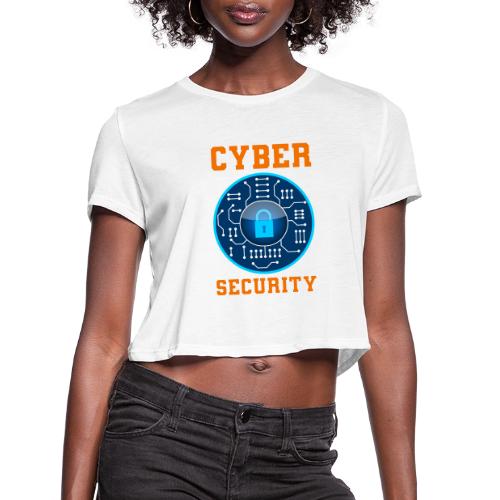 Cycer security: Secure by Design - Women's Cropped T-Shirt