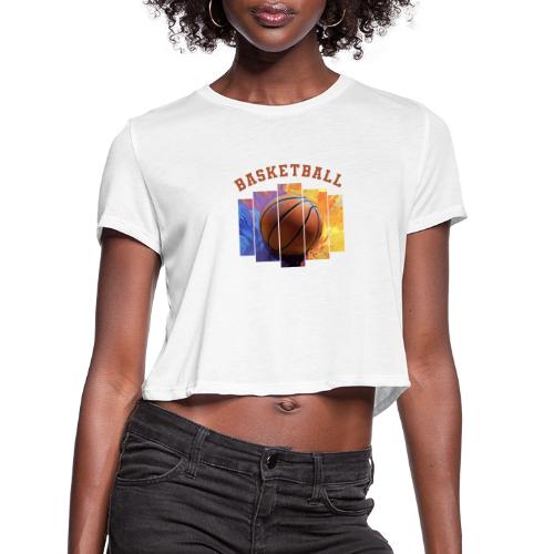 Basketball Pulse - Women's Cropped T-Shirt
