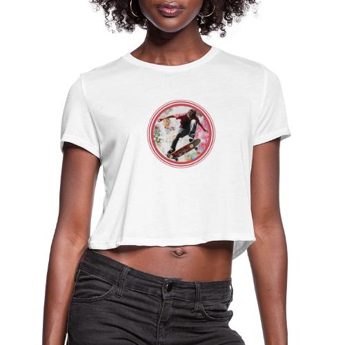 Skateboarding Soul - Women's Cropped T-Shirt