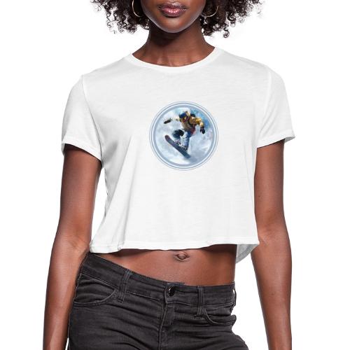 Snowboarding Life - Women's Cropped T-Shirt