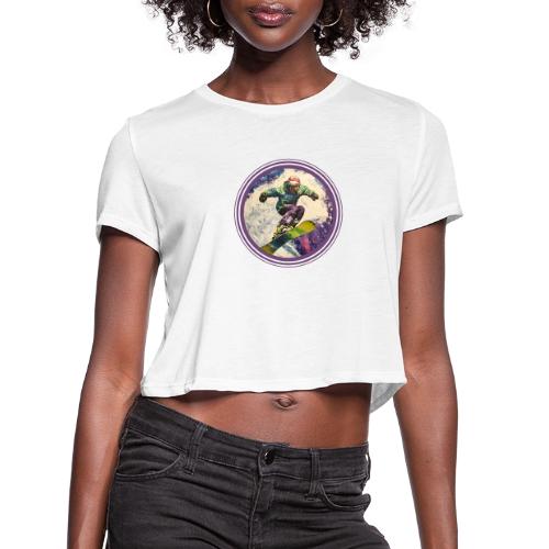 Snowboarding Soul - Women's Cropped T-Shirt