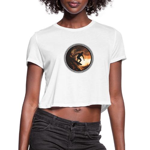 Surfing Spirit - Women's Cropped T-Shirt