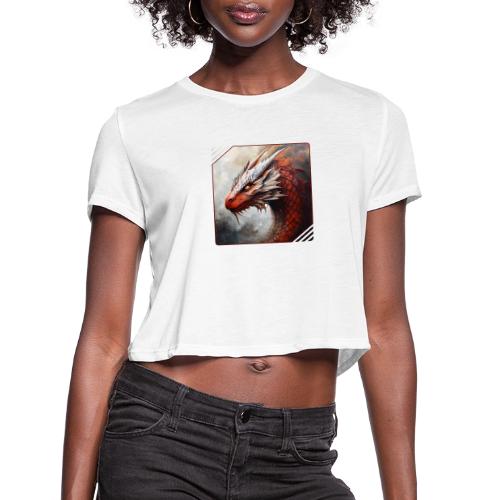 Mystic Dragon Realm - Women's Cropped T-Shirt
