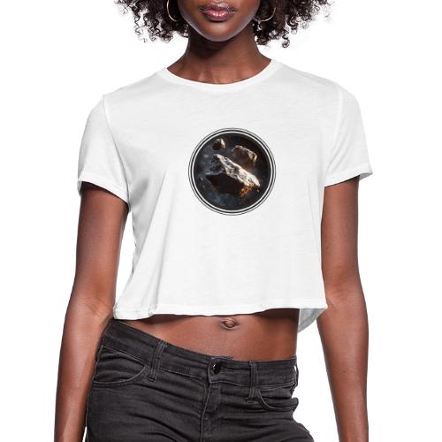 Asteroids Frontier - Women's Cropped T-Shirt