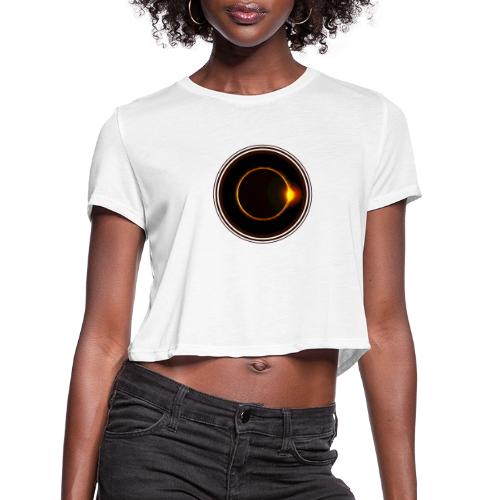 Solar Eclipse - Women's Cropped T-Shirt