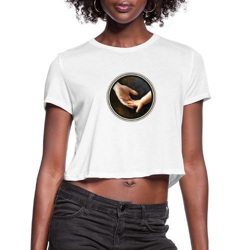 Hand in hand - Women's Cropped T-Shirt