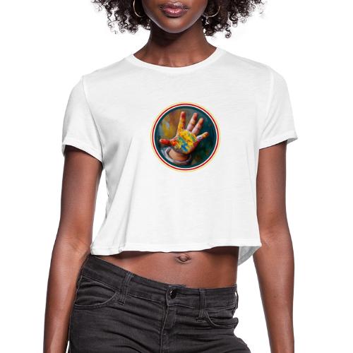 Colors of Innocence - Women's Cropped T-Shirt