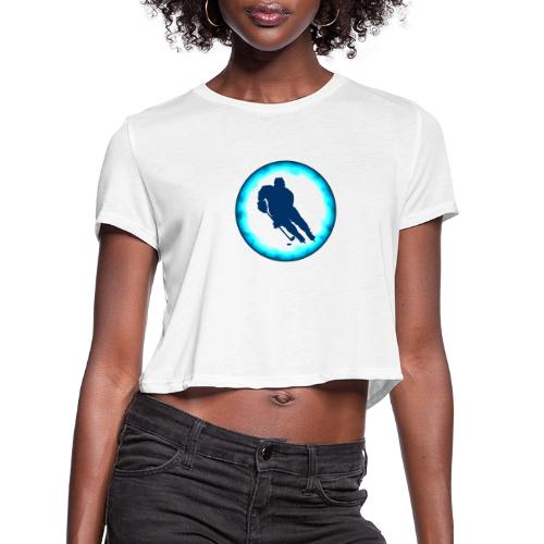 Hockey: Ice Warrior - Women's Cropped T-Shirt
