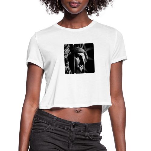 USA: Shadow of Liberty - Women's Cropped T-Shirt