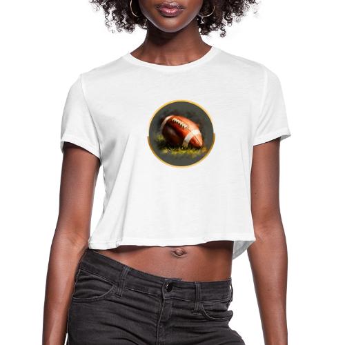 American Football: Gridiron Gold - Women's Cropped T-Shirt
