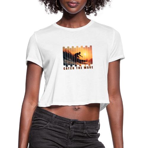 Surfing: Catch the Wave - Women's Cropped T-Shirt