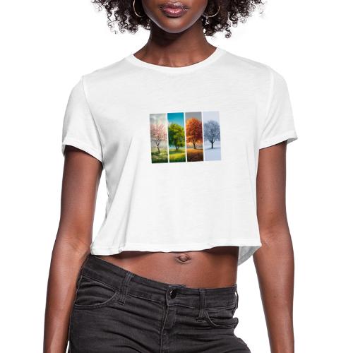 The four Seasons - Women's Cropped T-Shirt