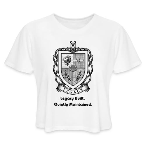 Quiet Luxury T-Shirt, Sweatshirt, & Poster - Women's Cropped T-Shirt