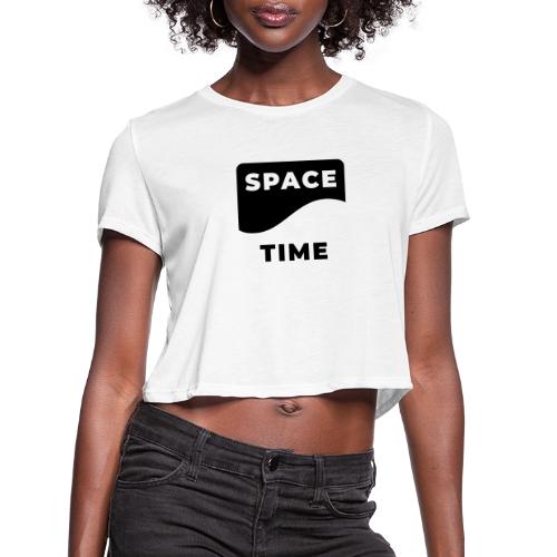 Space-time: Warped Reality - Women's Cropped T-Shirt