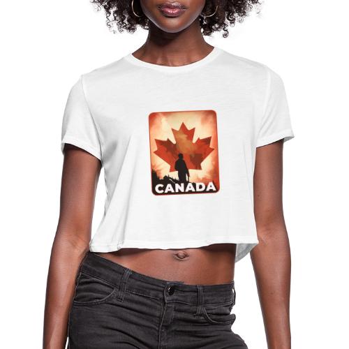 Canada Stands Tall - Women's Cropped T-Shirt