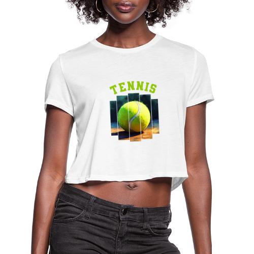 Tennis Vibes Only - Women's Cropped T-Shirt