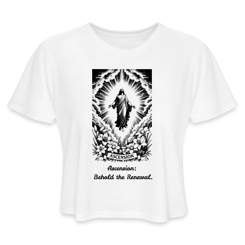 Christian T-Shirt, Poster, & Mug - Women's Cropped T-Shirt