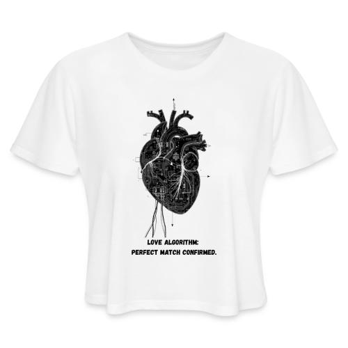 Love Algorithm T-Shirt - Women's Cropped T-Shirt