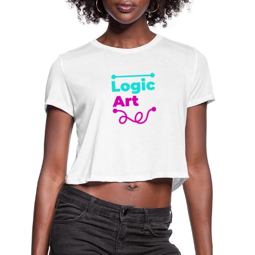 Art vs Logic - Women's Cropped T-Shirt