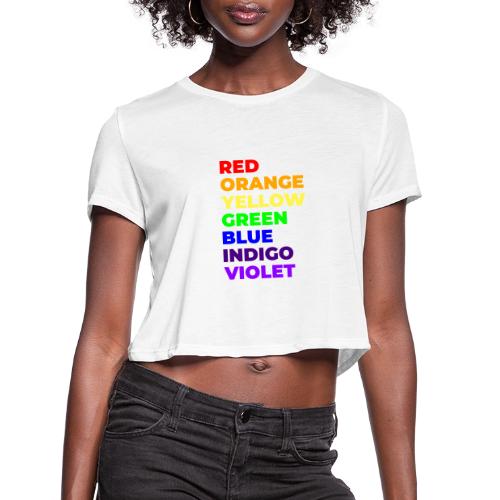 True Colors - Women's Cropped T-Shirt