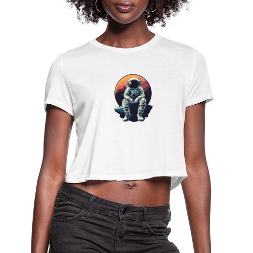 Astronaut in the Void - Women's Cropped T-Shirt
