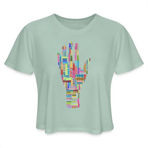 The Hand - Women's Cropped T-Shirt