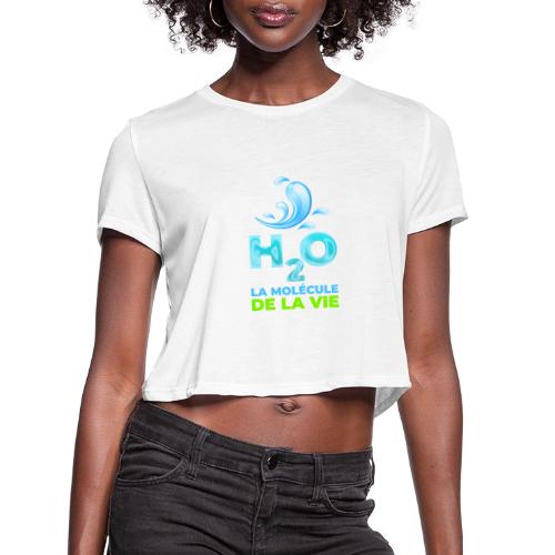 The molecule of life - Women's Cropped T-Shirt