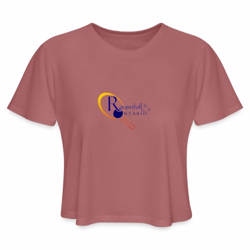 Racquetball Ontario branded products - Women's Cropped T-Shirt