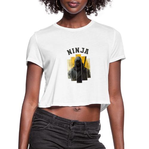 Silent Ninja Code - Women's Cropped T-Shirt