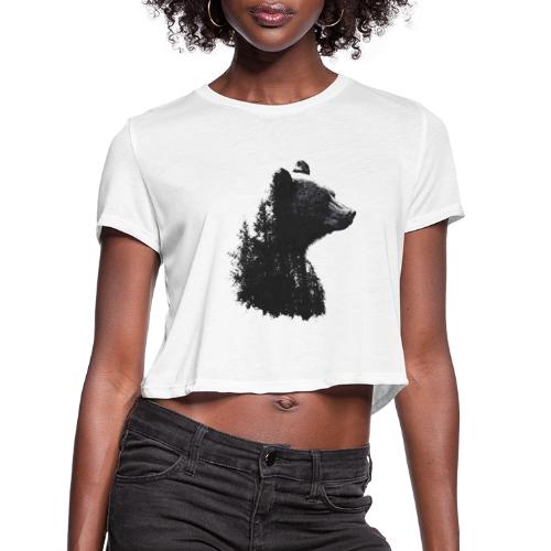 Forest Within the Bear - Women's Cropped T-Shirt