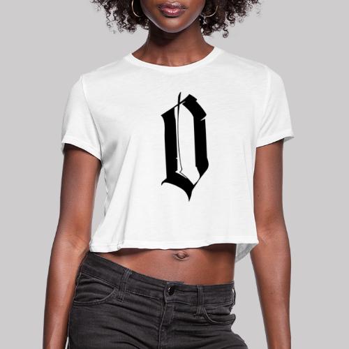 B Omen Ink Logo - Women's Cropped T-Shirt