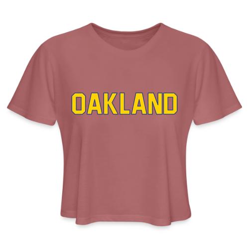 oakland - Women's Cropped T-Shirt