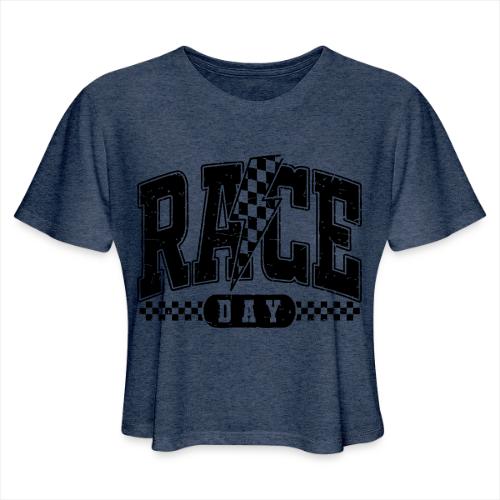 raceday bolt - Women's Cropped T-Shirt