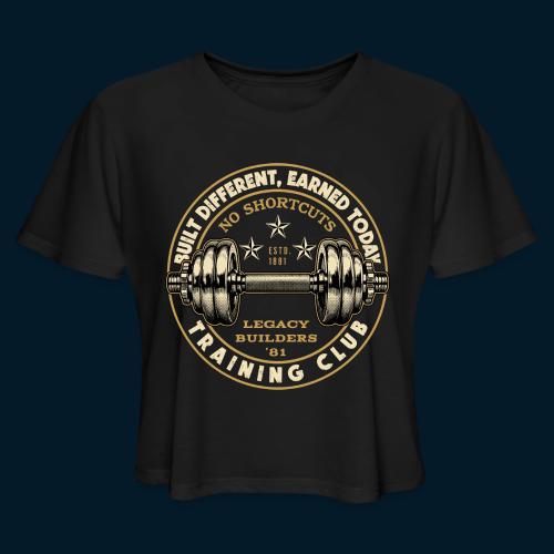 Legacy Builders 81 Training Club - Women's Cropped T-Shirt