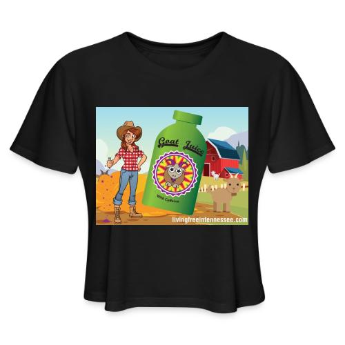 Nicole Sauce's Goat Juice - Women's Cropped T-Shirt