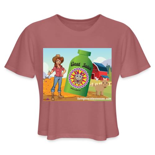 Nicole Sauce's Goat Juice - Women's Cropped T-Shirt