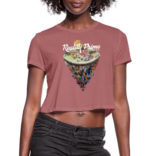 Reality Prime (On Color, Front Facing) - Women's Cropped T-Shirt