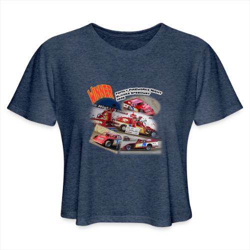 Jonathan Taylor Eldora Speedway FFN#1 Design 2 - Women's Cropped T-Shirt