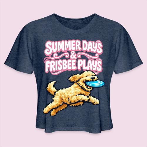 Summer Days & Frisbee Plays - Women's Cropped T-Shirt
