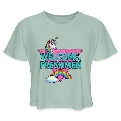 Welcome, Freshmen - Women's Cropped T-Shirt