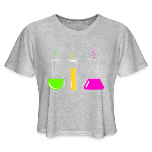 Colorful Chemistry - Women's Cropped T-Shirt