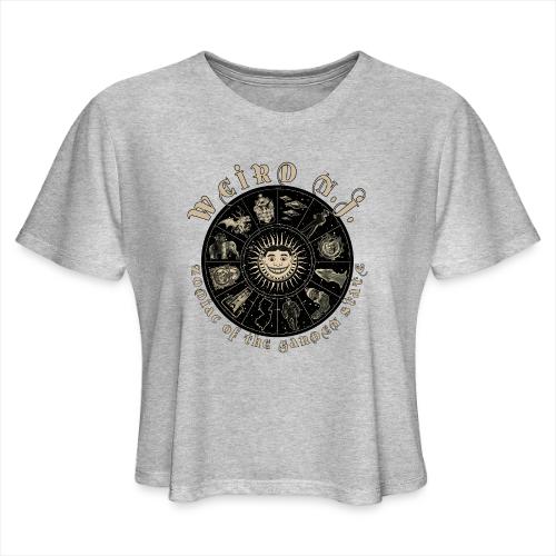 Weird NJ – Zodiac of the Garden State - Women's Cropped T-Shirt